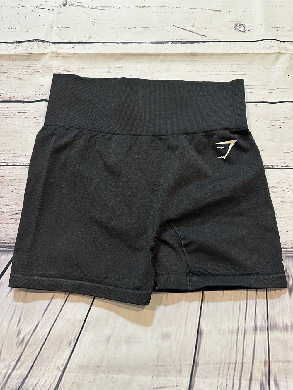 Gymshark Black High-Waist Seamless Bike Shorts